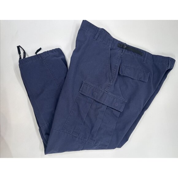Propper Cargo Pants Mens XL 42x31 Blue Tactical Paratrooper Ripstop Utility Y2K - Picture 13 of 16